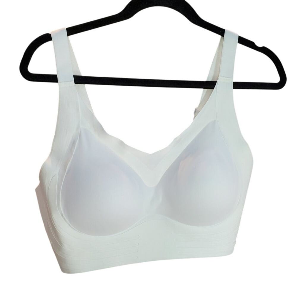 ZenaLift White Wireless Comfort Bra 3XL
